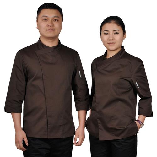 厨乐乐餐饮酒店厨师长厨师服装长短袖七分袖 厨师工作服四季男女产品